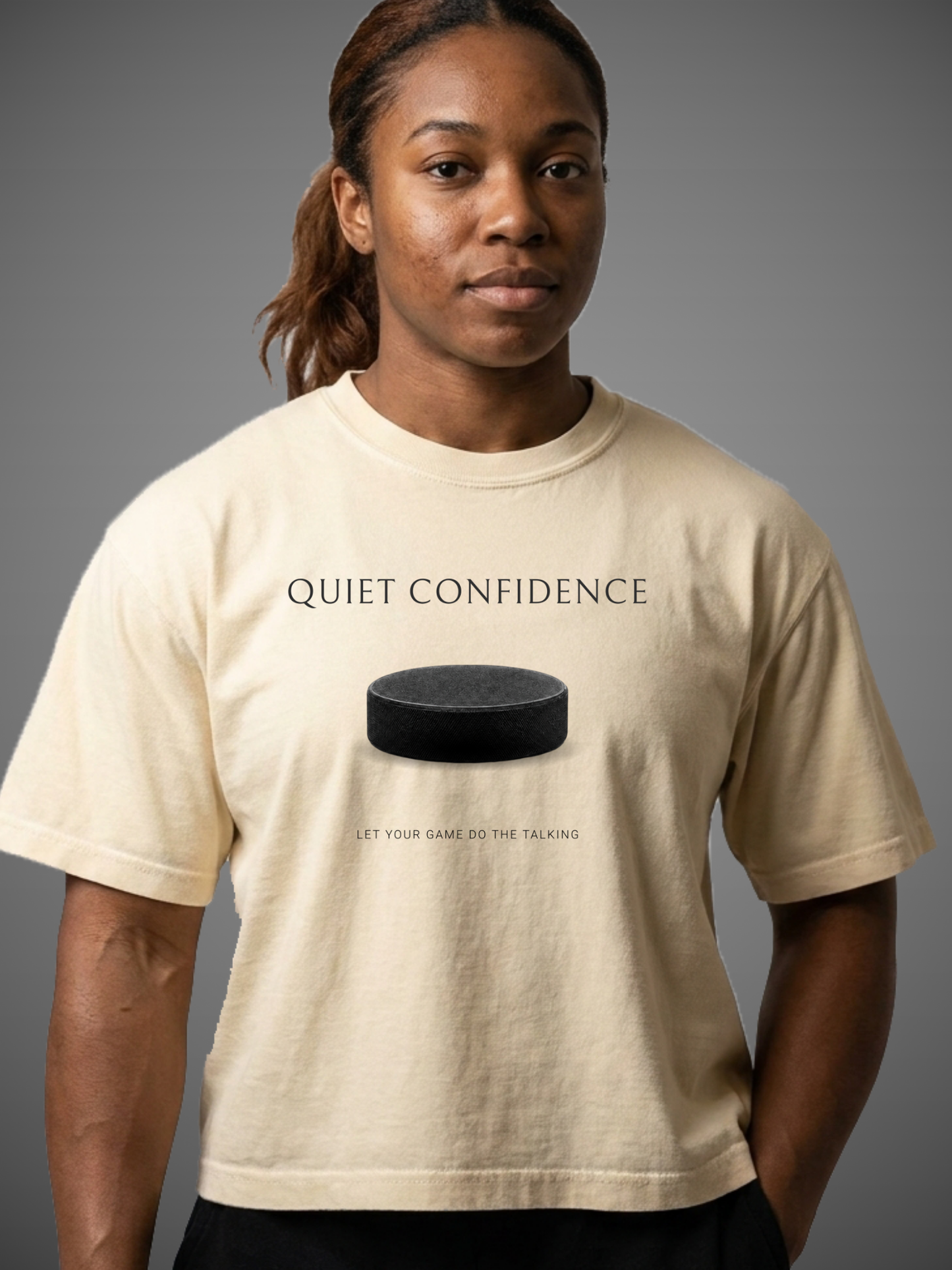 Quiet Confidence™ Hockey Women's Boxy Tee