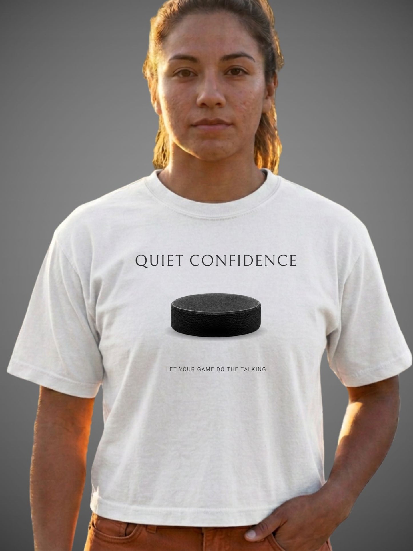 Quiet Confidence™ Hockey Women's Boxy Tee