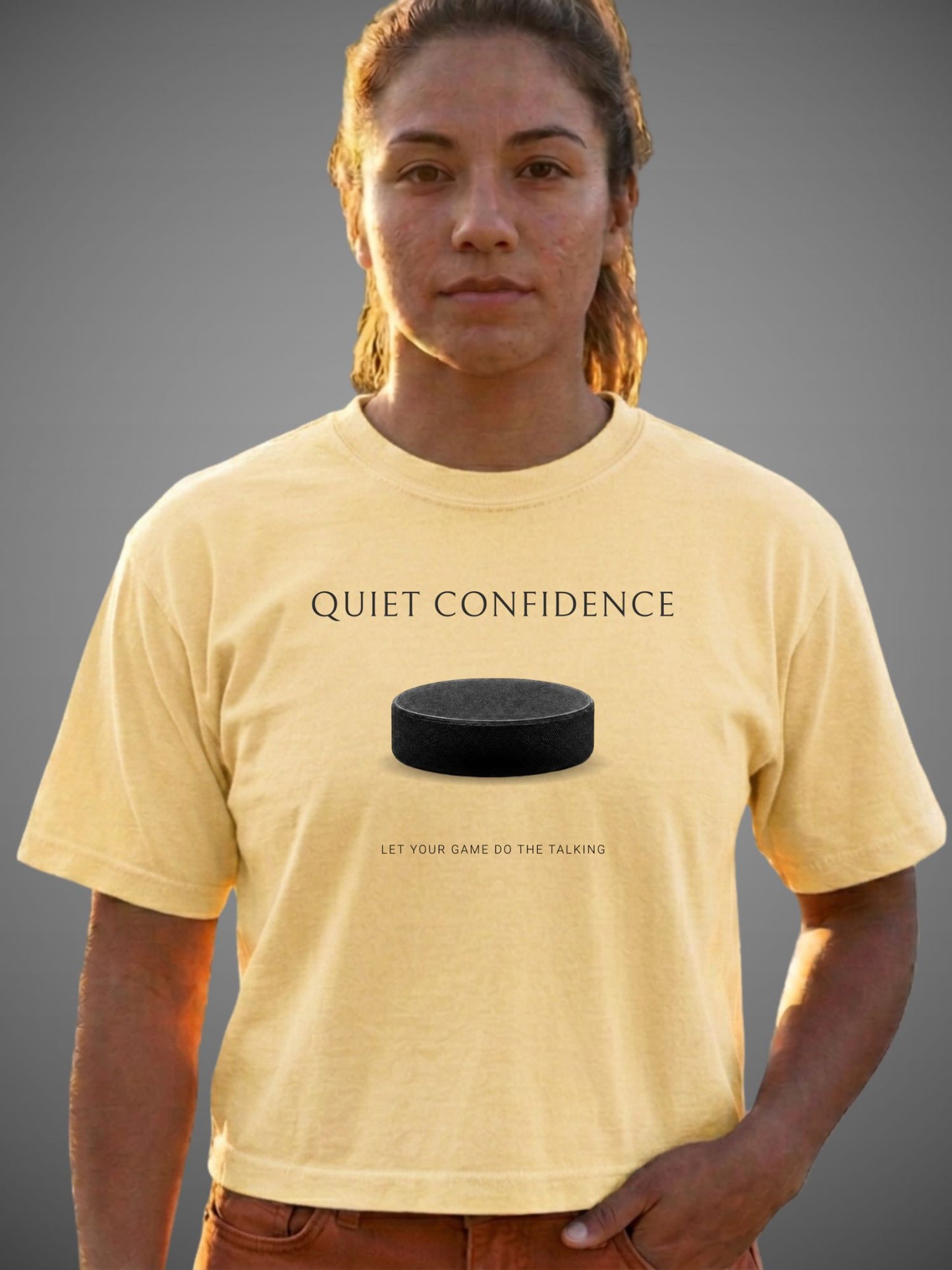 Quiet Confidence™ Hockey Women's Boxy Tee