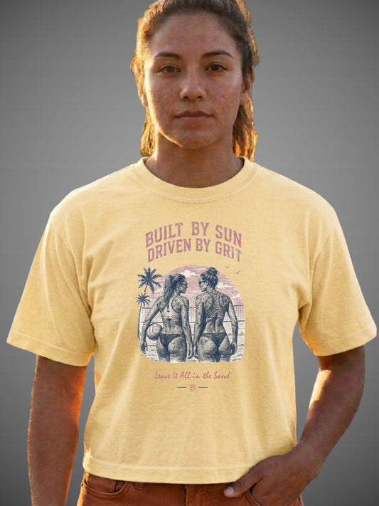 Built by Sun. Driven by Grit. Women's Boxy Tee