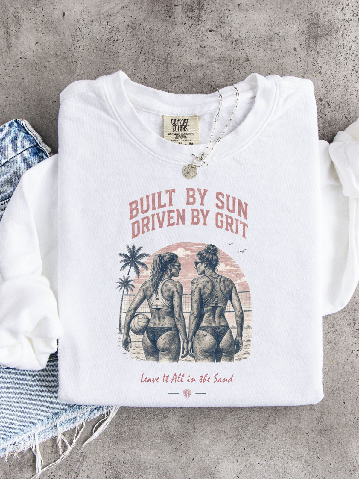 Built by Sun, Driven by Grit — Lightweight Volleyball Crewneck