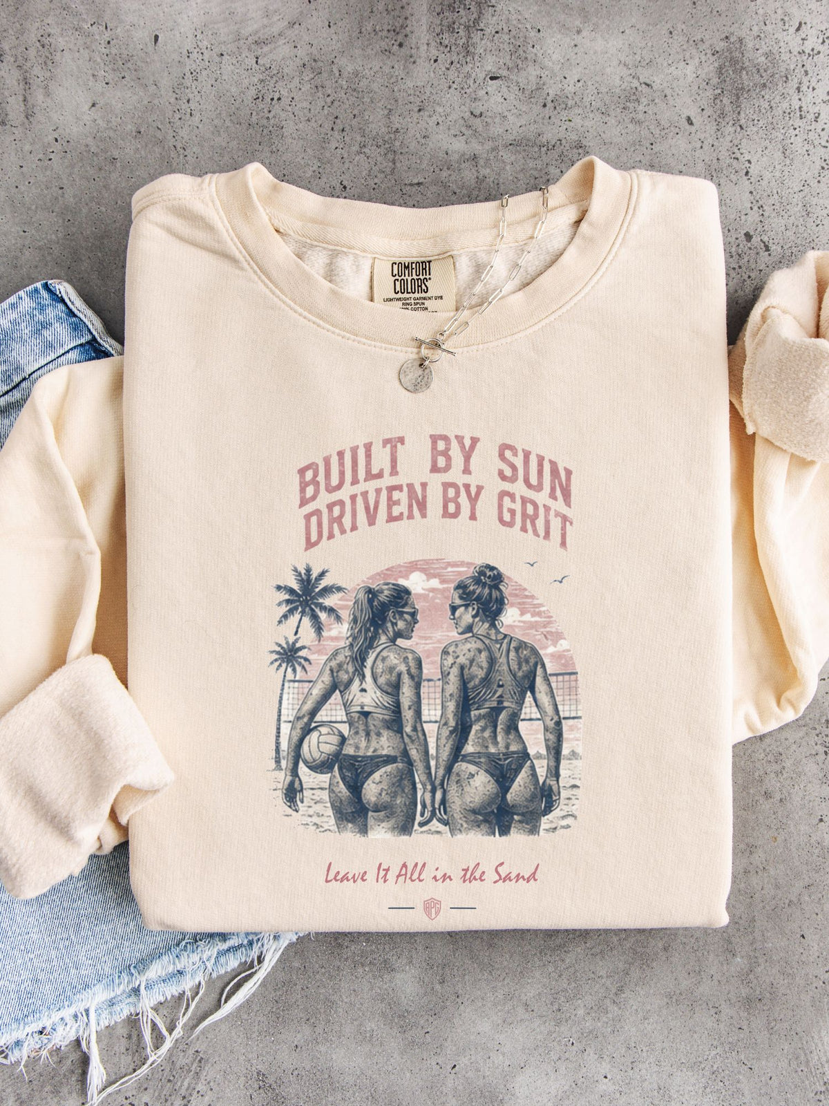 Built by Sun, Driven by Grit — Lightweight Volleyball Crewneck