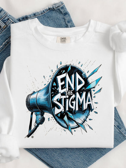 End the Stigma - Unisex Heavyweight Sweatshirt