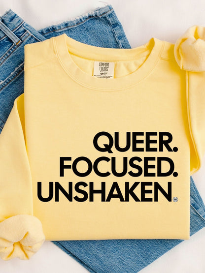 Queer Focused Unshaken - Unisex Heavyweight Sweatshirt