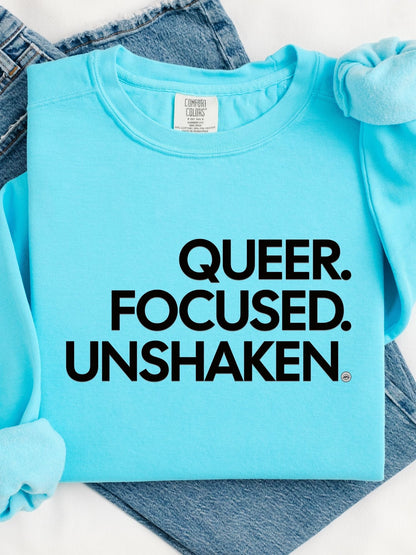 Queer Focused Unshaken - Unisex Heavyweight Sweatshirt