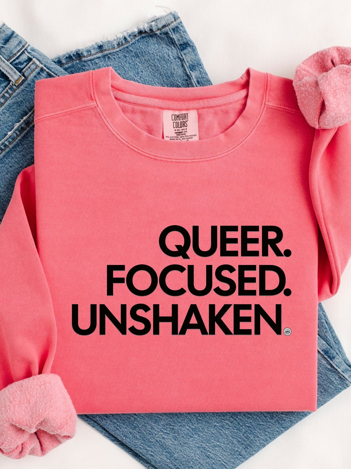 Queer Focused Unshaken - Unisex Heavyweight Sweatshirt