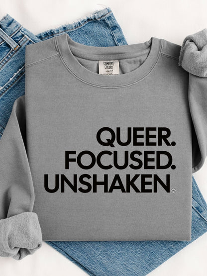 Queer Focused Unshaken - Unisex Heavyweight Sweatshirt