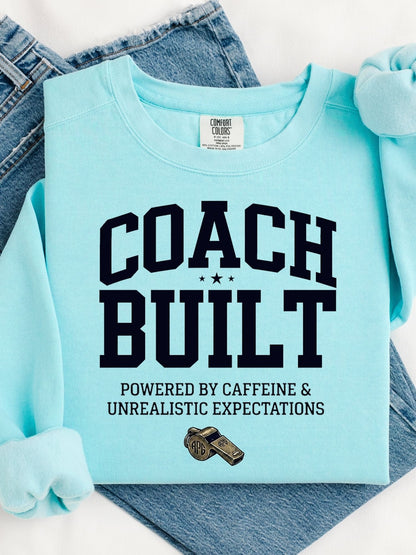 Coach Built Powered by Caffeine Crewneck Sweatshirt