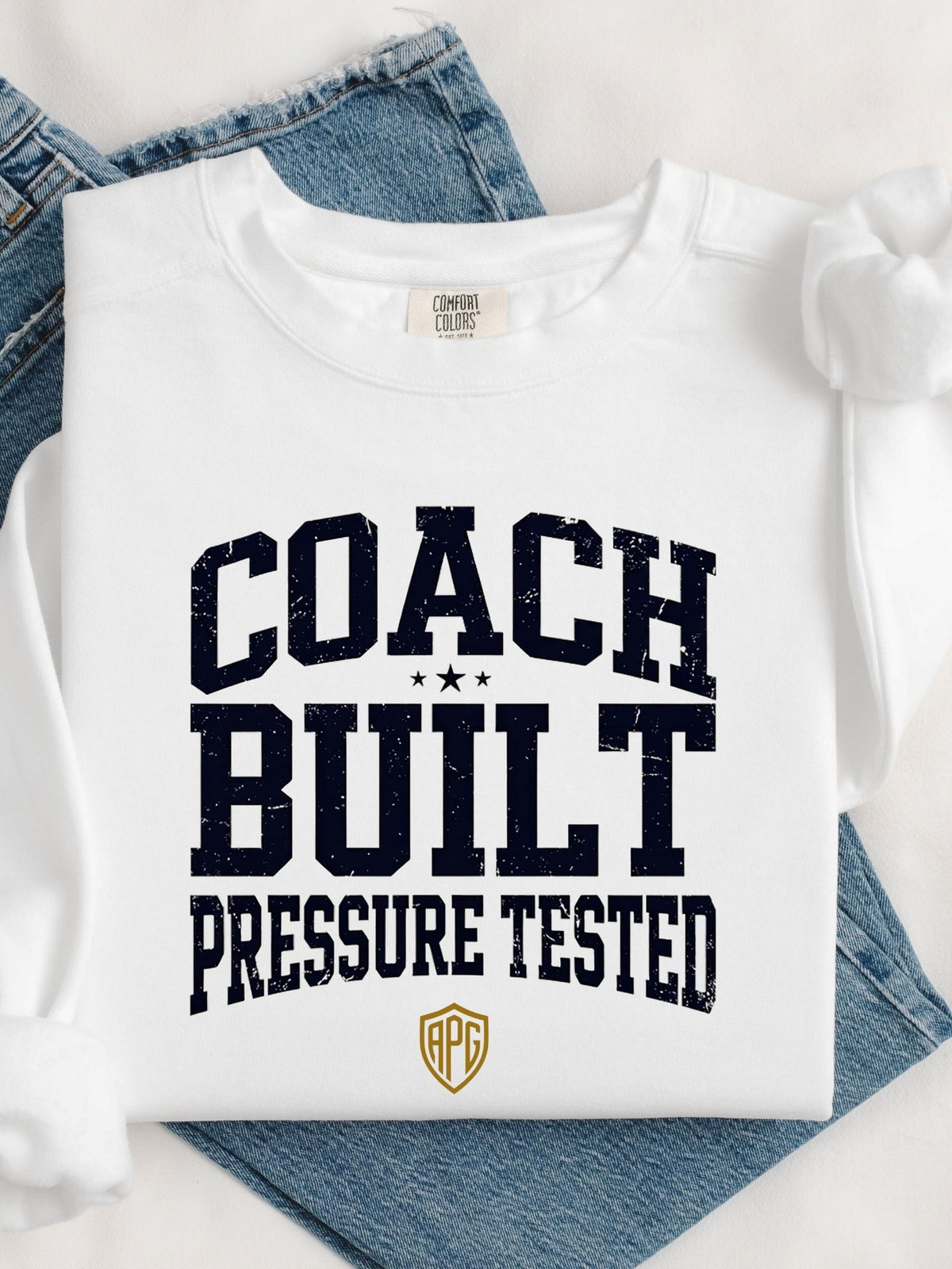 Coach Built Pressure Tested Crewneck Sweatshirt
