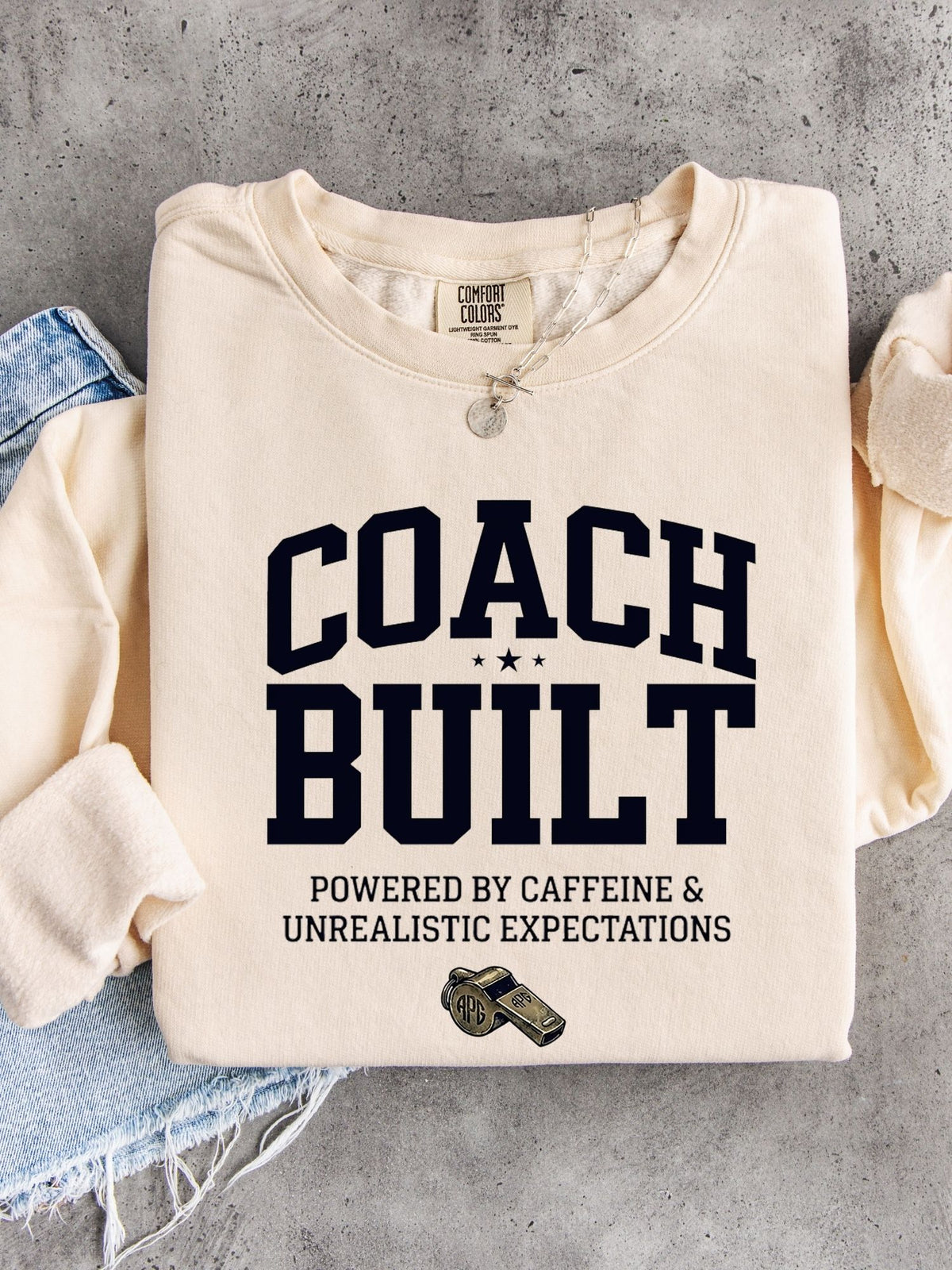 Coach Built Powered by Caffeine Lightweight 100% Cotton