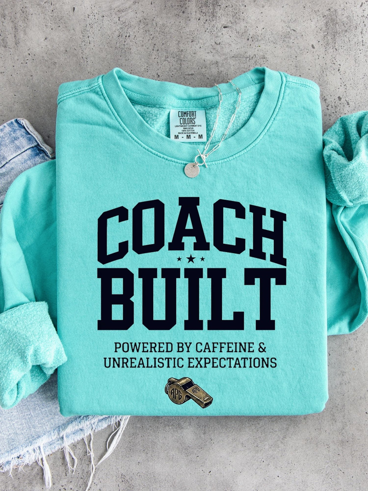 Coach Built Powered by Caffeine Lightweight 100% Cotton