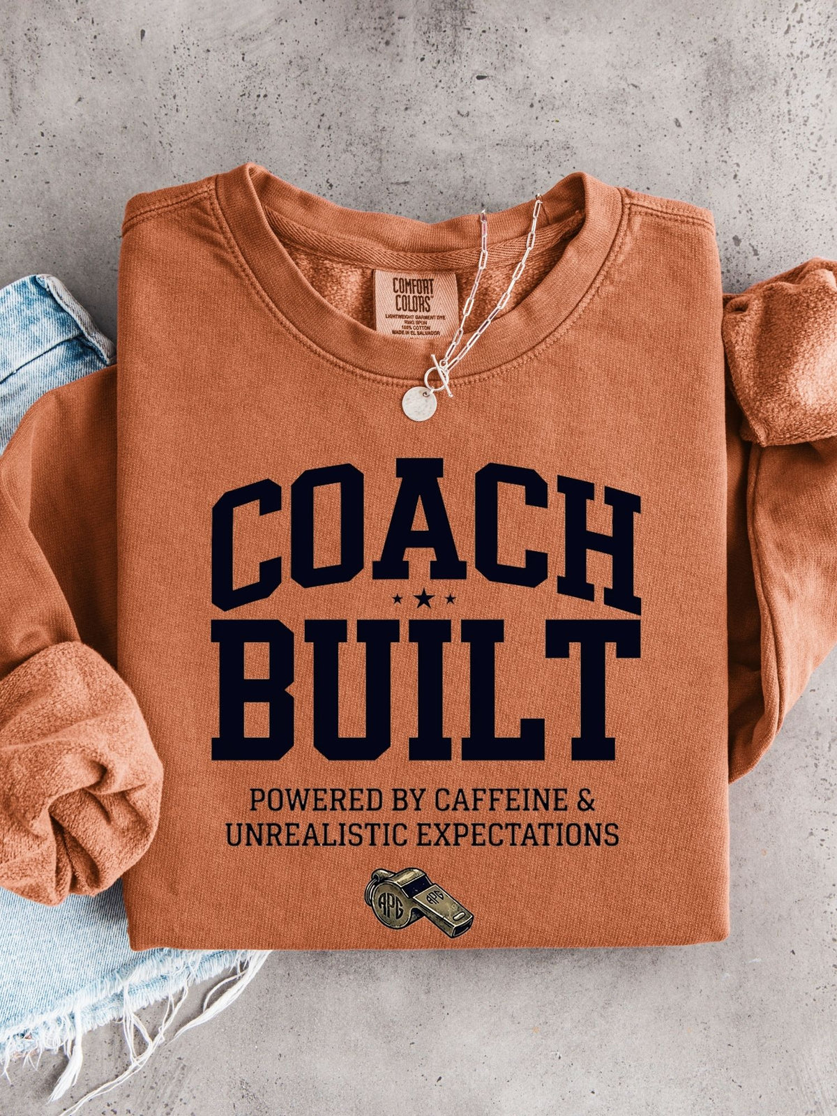 Coach Built Powered by Caffeine Lightweight 100% Cotton