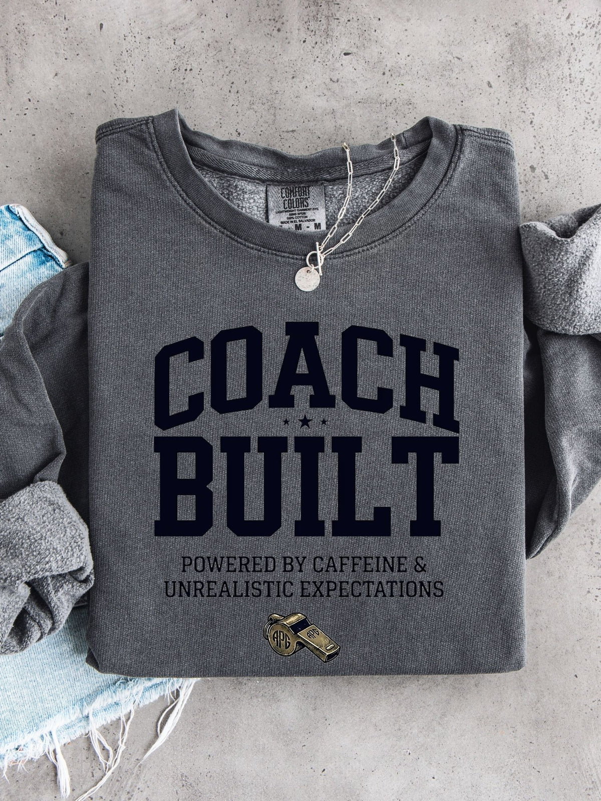 Coach Built Powered by Caffeine Lightweight 100% Cotton