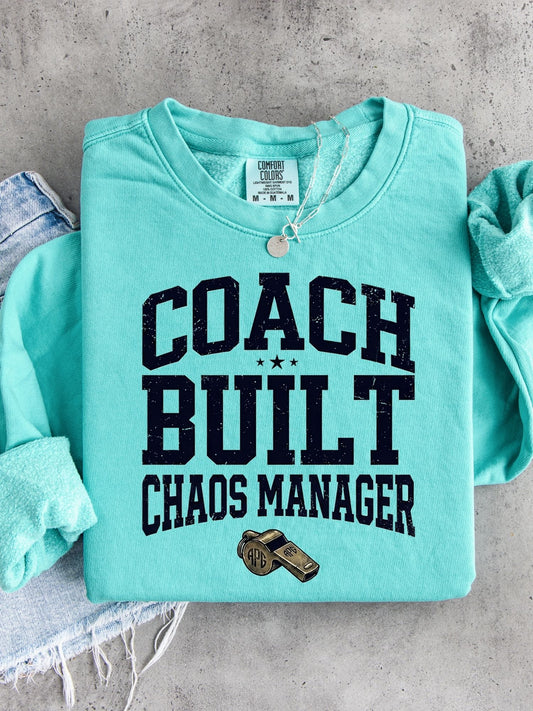 Coach Built Chaos Manager Lightweight 100% Cotton Crew