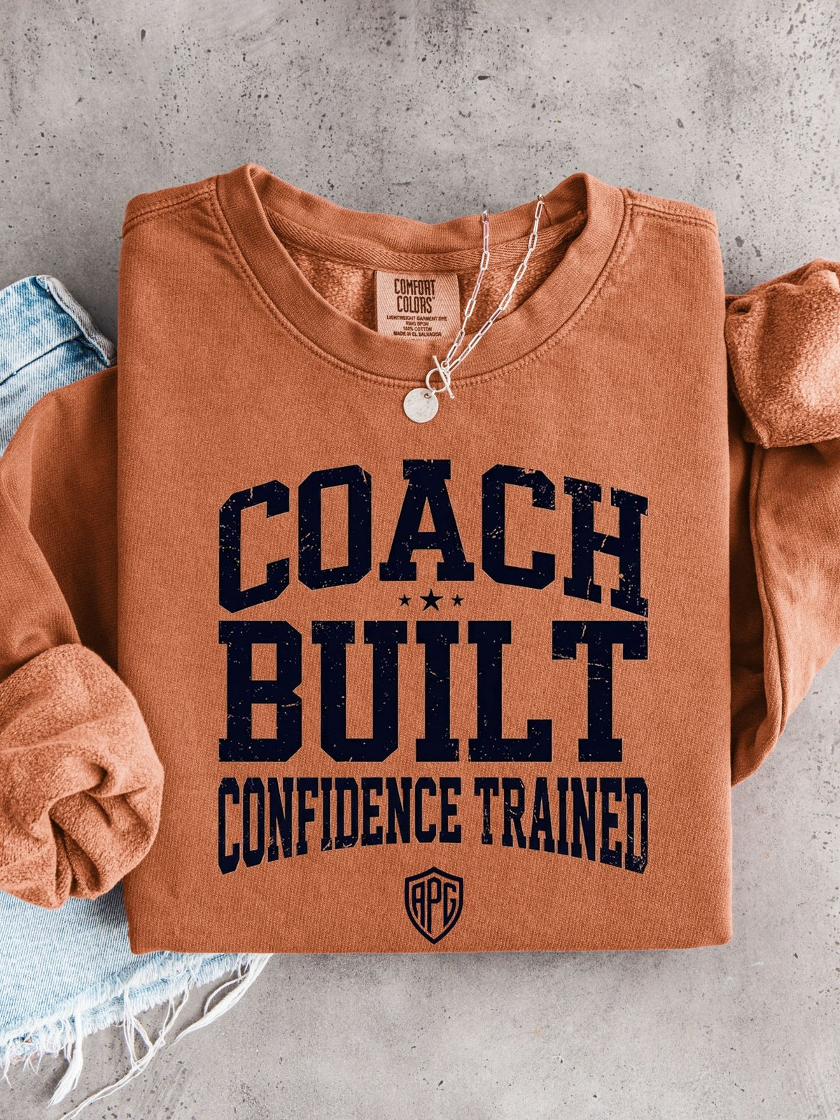 Coach Built Confidence Trained Lightweight Crewneck