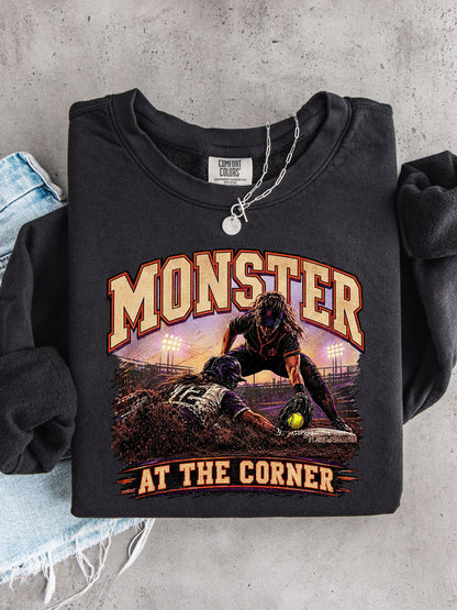 Monster at the Corner Lightweight Crewneck