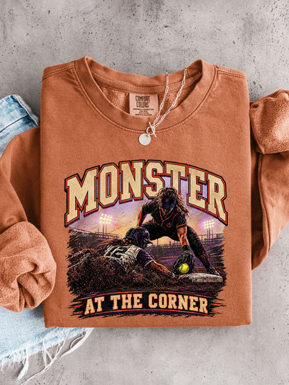 Monster at the Corner Lightweight Crewneck