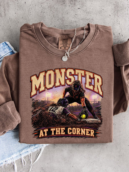 Monster at the Corner Lightweight Crewneck