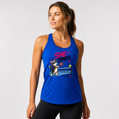 She Dinks Women’s Pickleball Tank Top | Soft Touch. Big Fun.