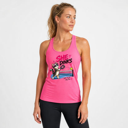 She Dinks Women’s Pickleball Tank Top | Soft Touch. Big Fun.