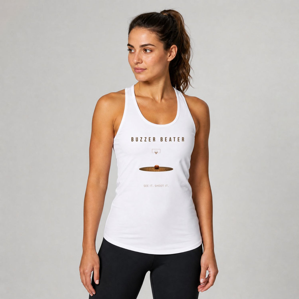 Buzzer Beater Women’s Basketball Tank Top | See It. Shoot It.