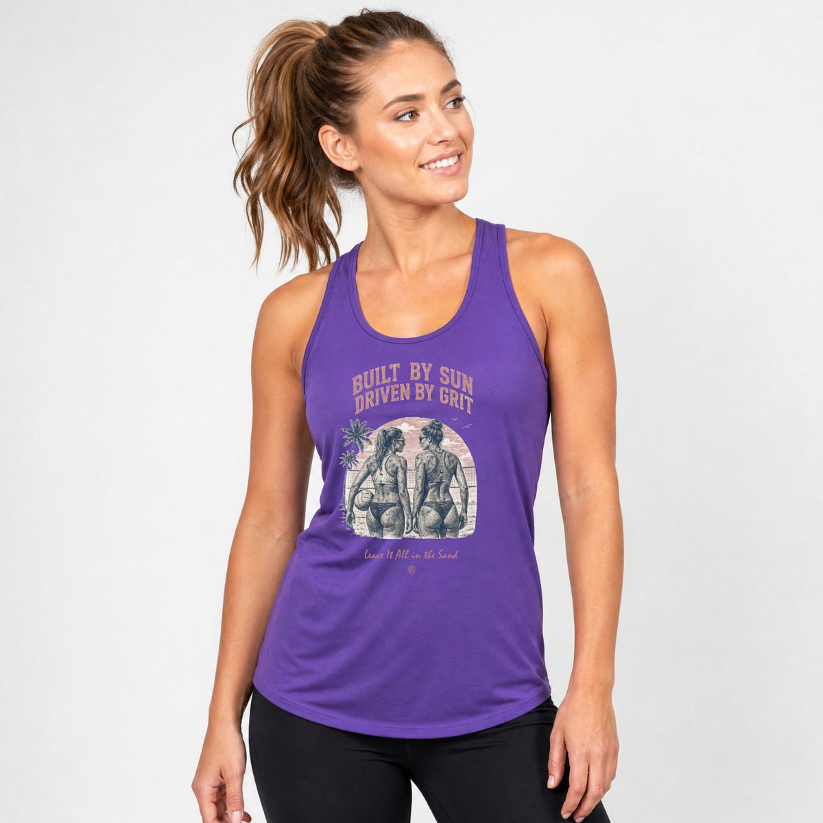 Built by Sun. Driven by Grit. Women’s Volleyball Tank Top