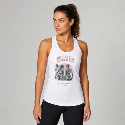Built by Sun. Driven by Grit. Women’s Volleyball Tank Top