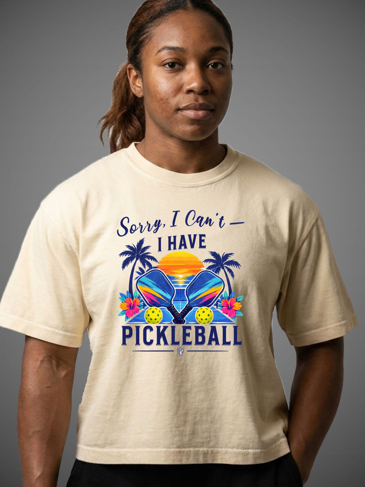 Sorry, I Can’t — I Have Pickleball Boxy Tee