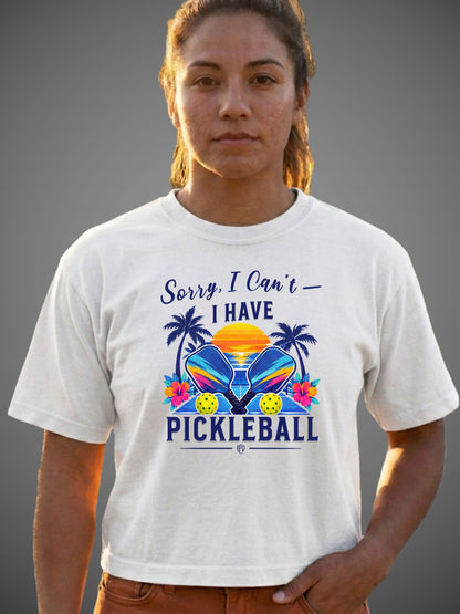Sorry, I Can’t — I Have Pickleball Boxy Tee