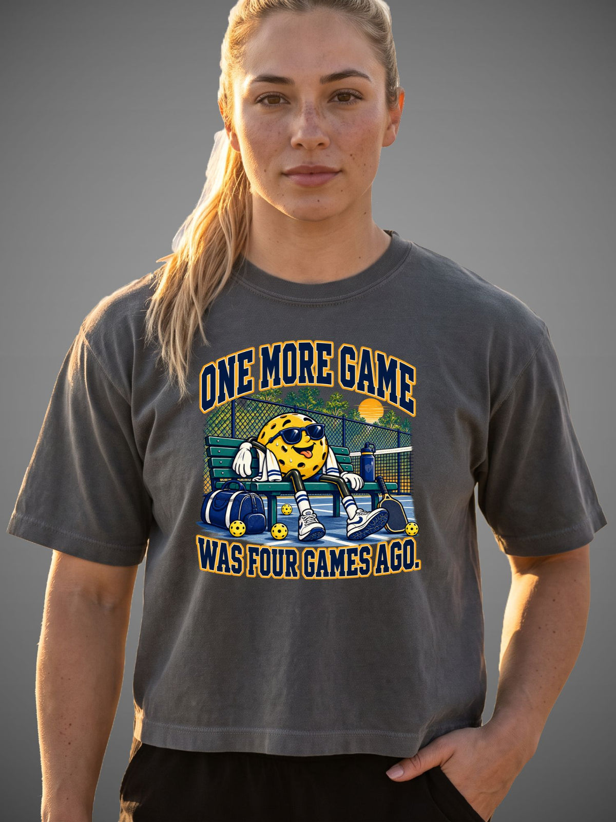 One More Game Was Four Games Ago. — Women’s Boxy Tee