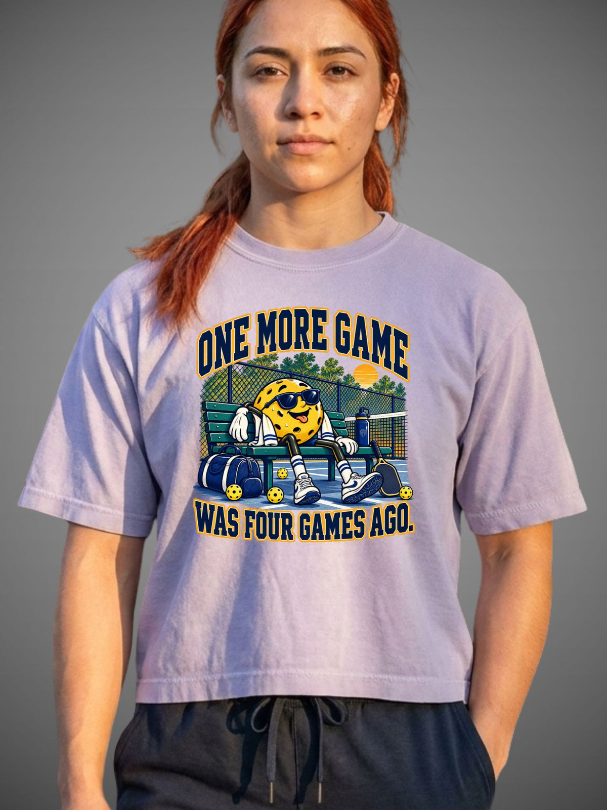 One More Game Was Four Games Ago. — Women’s Boxy Tee