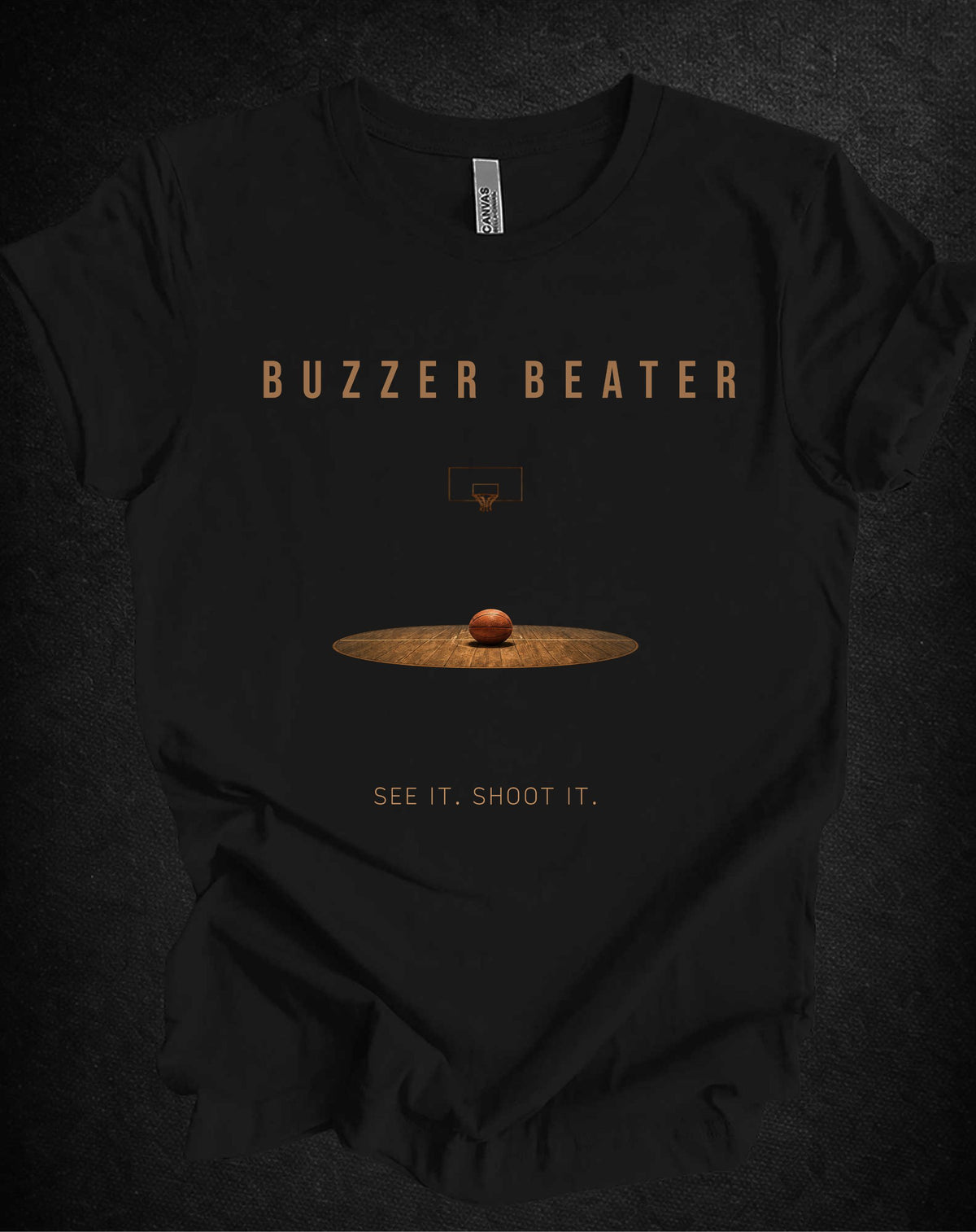 Buzzer Beater Basketball Tee | See It. Shoot It.