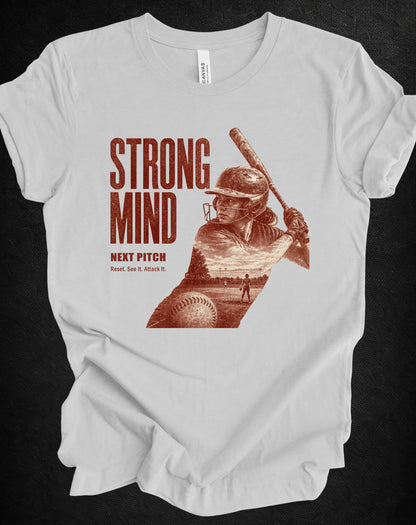 STRONG MIND Softball Tee – Next Pitch | Unisex Shirt