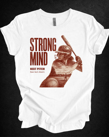 STRONG MIND Softball Tee – Next Pitch | Unisex Shirt