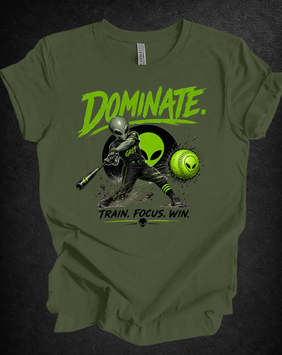 Dominate Softball Graphic Tee