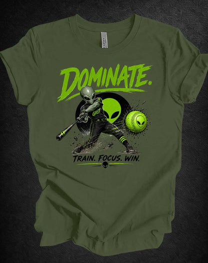 Dominate Softball Graphic Tee