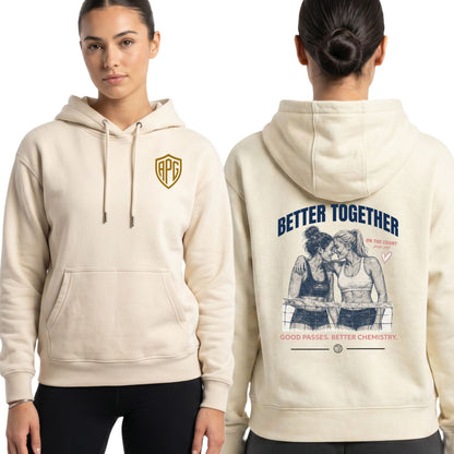 Better Together Volleyball Hoodie | Good Passes, Better Chemistry
