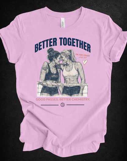 Better Together Volleyball Graphic Tee