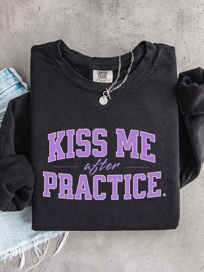 Kiss Me After Practice | Flirty Lightweight Crewneck