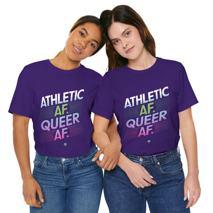 Athletic AF Queer AF Tee — LGBTQ+ Pride Athletic Graphic T-Shirt