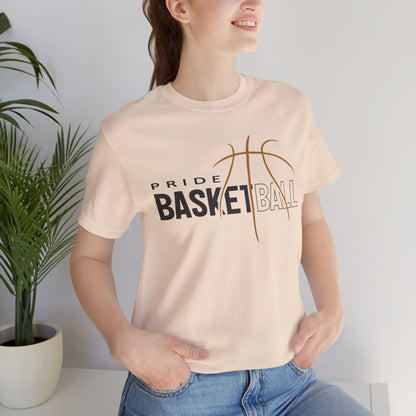 Basketball Pride Tee with Sleeve Logo