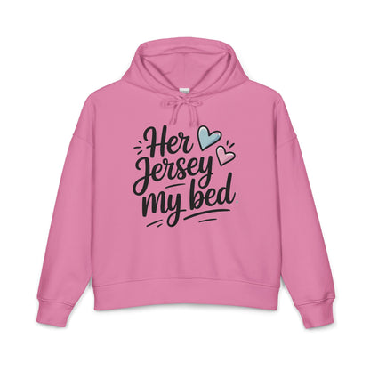 Her Jersey My Bed Mid-Length Hoodie