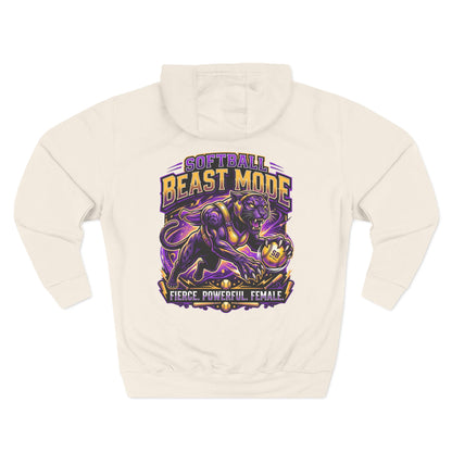 Softball Beast Mode Panther Hoodie