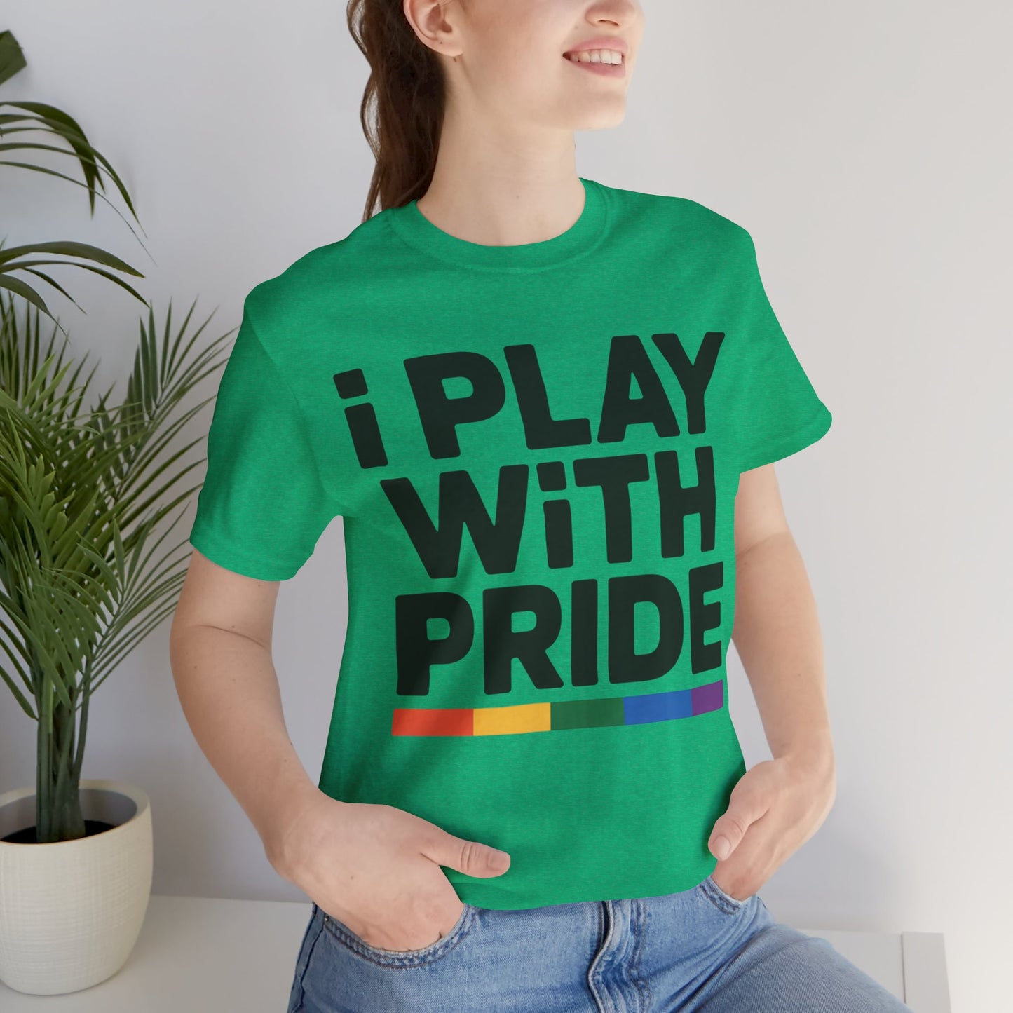 Pride Tee Shirt - "i play with pride"