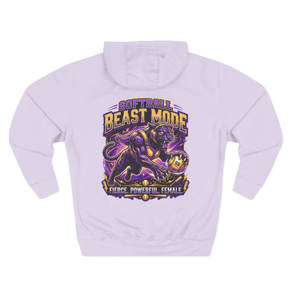 Softball Beast Mode Panther Hoodie