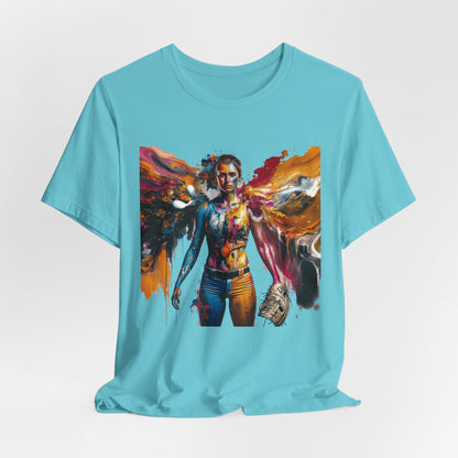 Painted Angel Softball T-Shirt