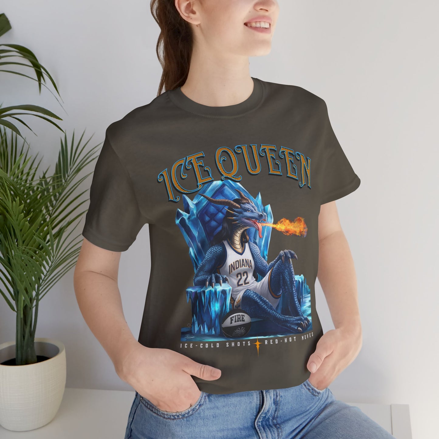 T-Shirt - Ice Queen Design Unisex Jersey Short Sleeve Tee