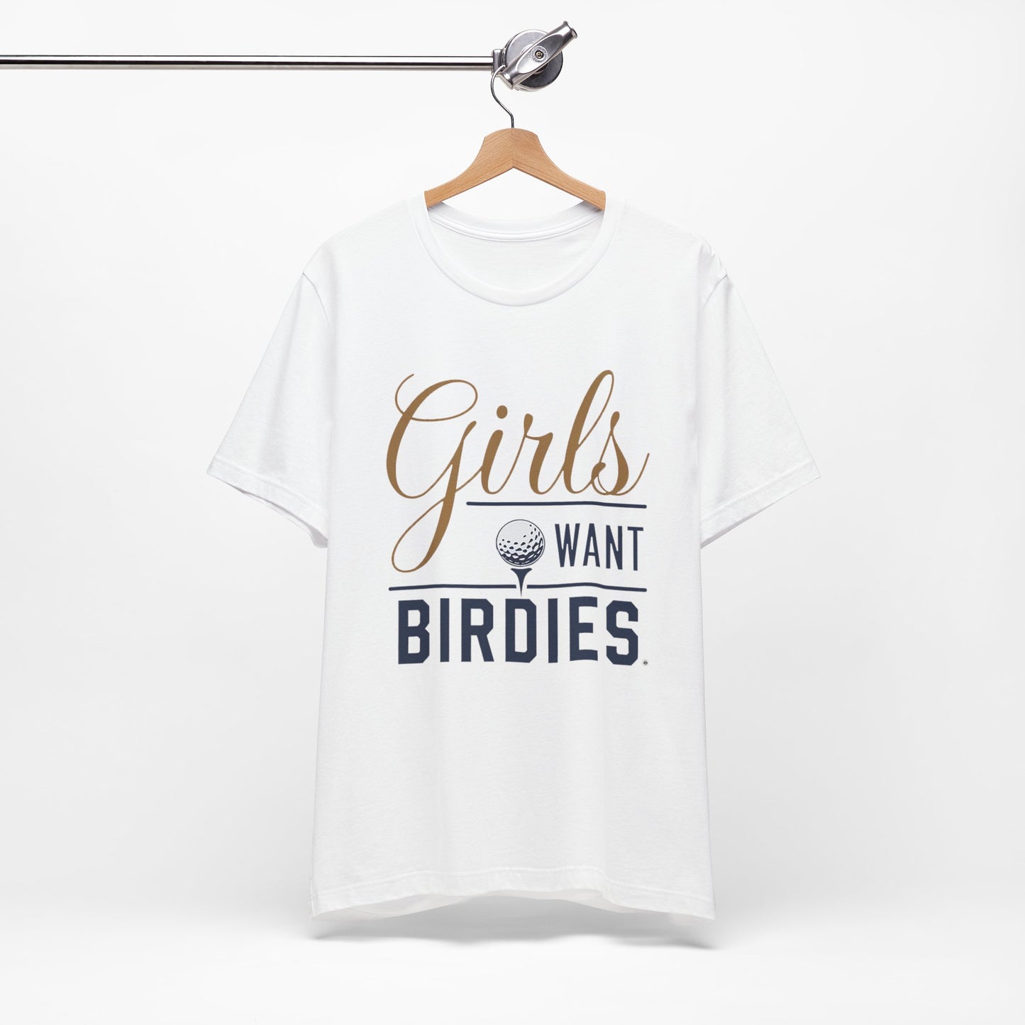 Girls Want Birdies Golf Tee