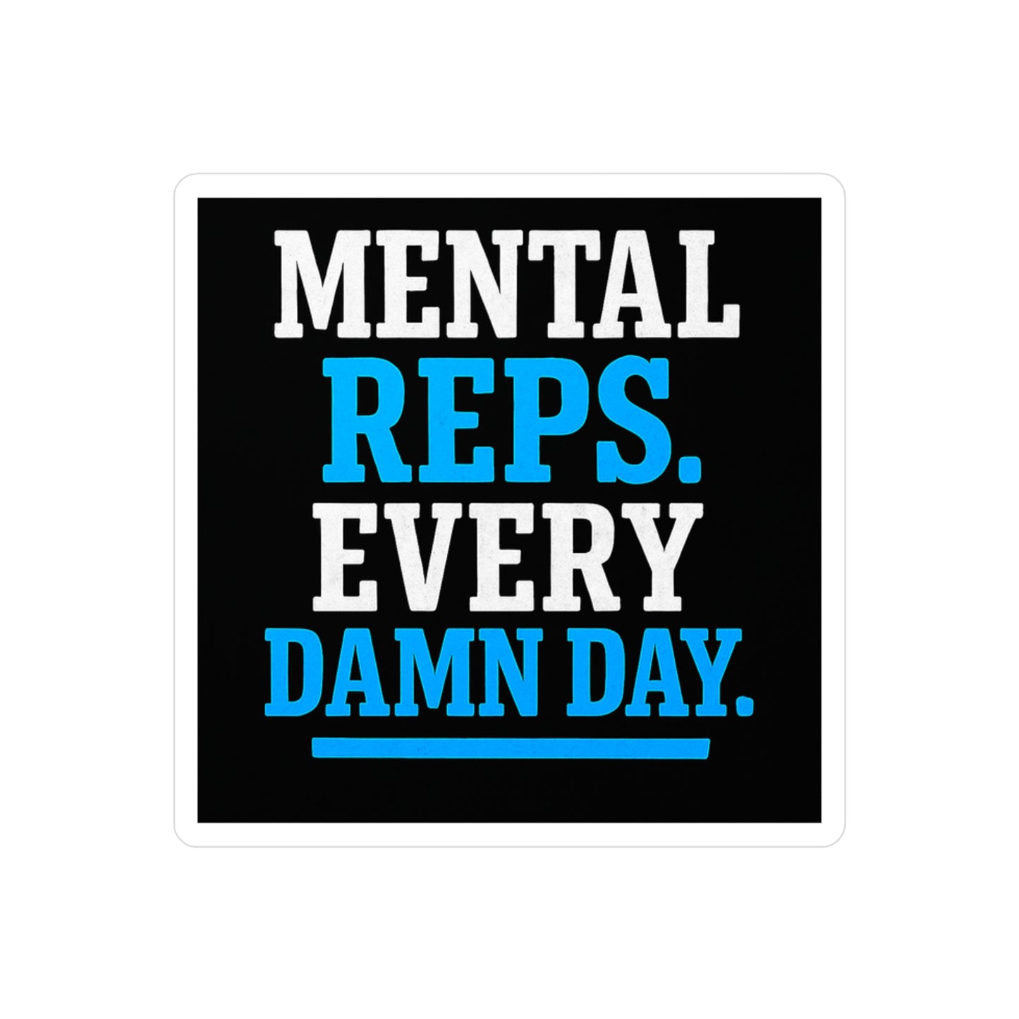 Vinyl Decal Stickers for Motivational Spaces and Gym Enthusiasts