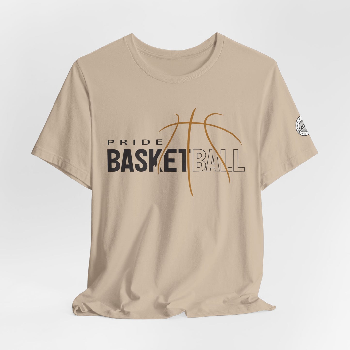 Basketball Pride Tee with Sleeve Logo